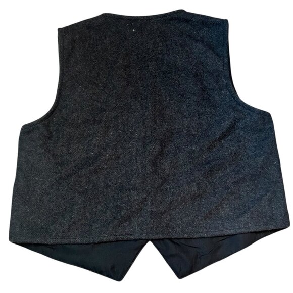 Vintage Paul Harris Design Folk Ornate Embroidered Wool Blend Vest L - Picture 6 of 6